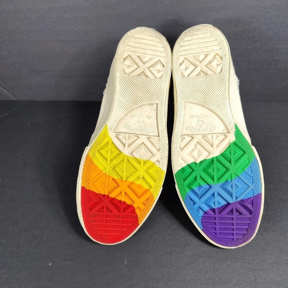 Converse All Star Pride Rainbow High Tops Unisex Sneakers Shoe Women 7.5 Men 5.5 - Picture 7 of 8